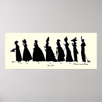 Fashion Through The Ages Poster by Vintage_Obsession at Zazzle