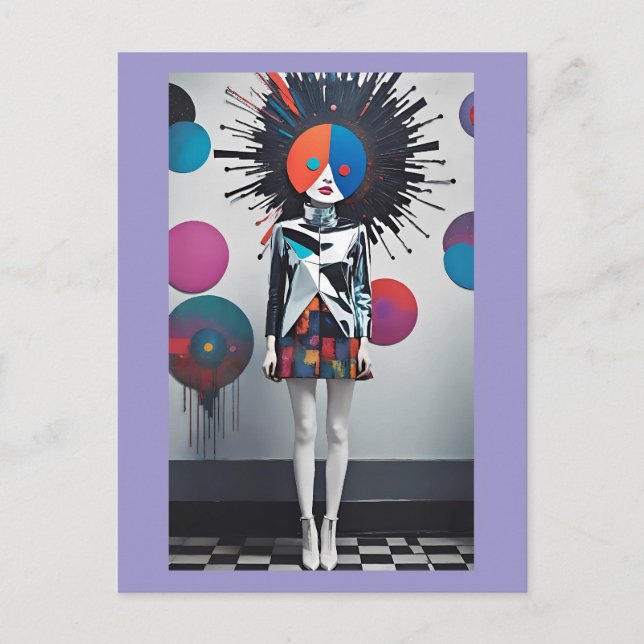 Fashion Update in the Clock-Maker's Universe Postcard (Front)