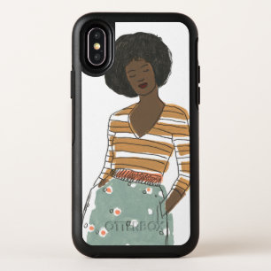 Fashion Vignette Portrait OtterBox Symmetry iPhone X Case