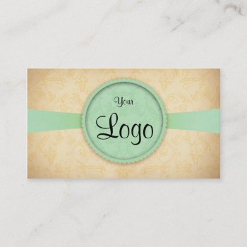 Fashion Vintage Business Card by Grafikcard at Zazzle
