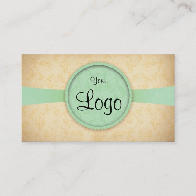 Fashion vintage business card (Front)
