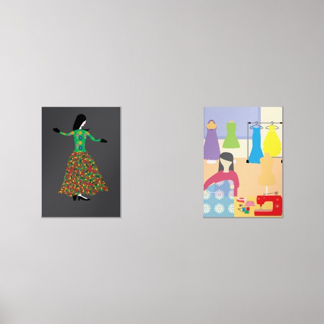 Fashion Wall Art Sets (Front)