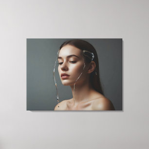 Fashion woman fine art  canvas print