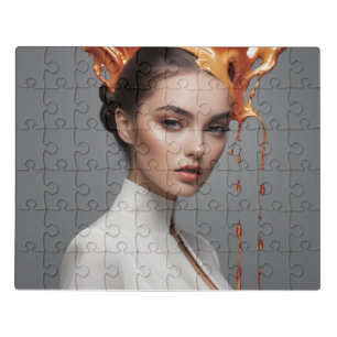 Fashion woman fine art  jigsaw puzzle