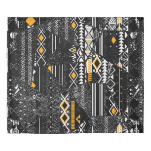 Fashionable and trendy  collage seamless pattern w duvet cover