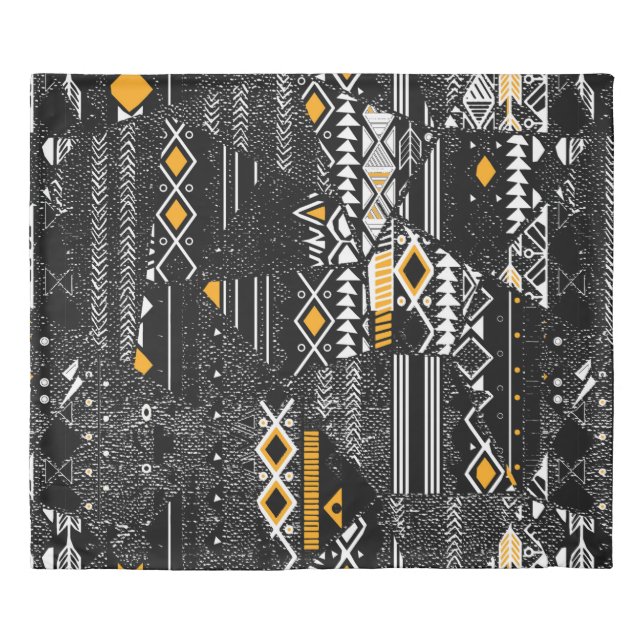 Fashionable and trendy  collage seamless pattern w duvet cover (Front)
