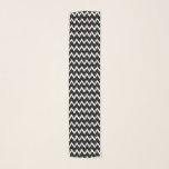 Fashionable Black And White Chevron Scarf<br><div class="desc">The Fashionable Black and White Chevron Scarf is a versatile and stylish accessory that adds a touch of sophistication to any outfit. Made from high-quality materials, this scarf exudes elegance and class, making it a perfect choice for both formal and casual occasions. The classic black and white chevron pattern is...</div>
