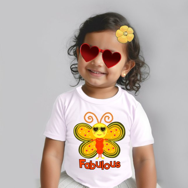 Fashionable butterfly  baby T-Shirt (Creator Uploaded)