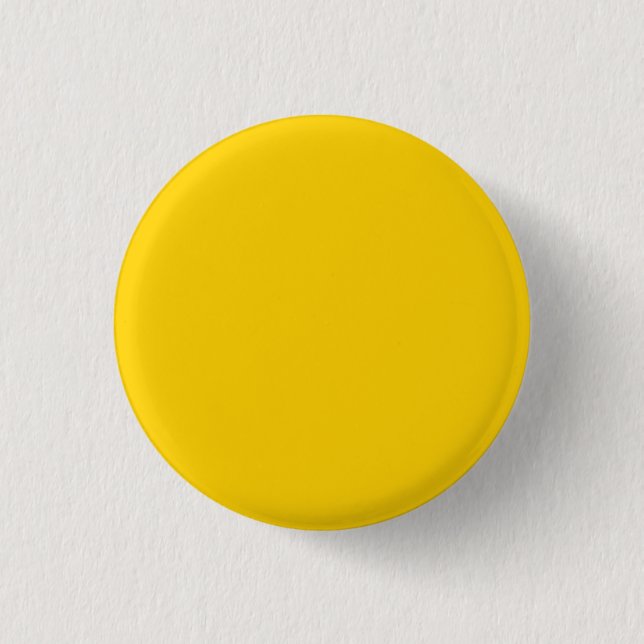 Fashionable Canary Yellow Blank Template Accessory Button (Front)