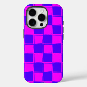 Fashionable Checker Pattern Design iPhone 16 Pro Case