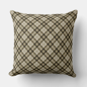 Fashionable Checkered Pattern for men's shirt and Throw Pillow