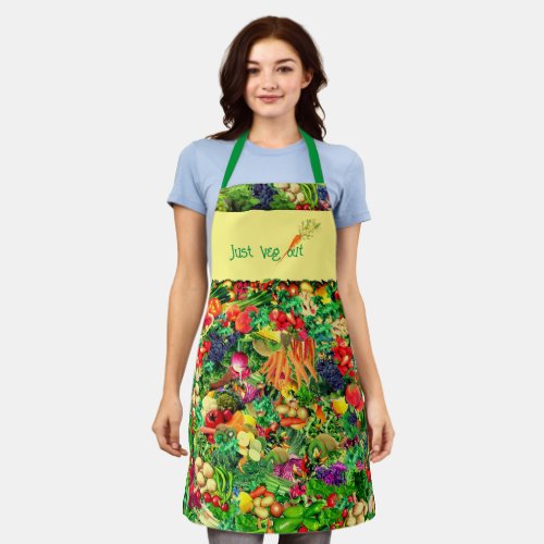 Fashionable Chef Healthy Vegetable Apron