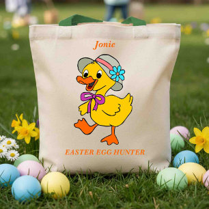 Fashionable Chick Easter Egg Hunt Tote Bag