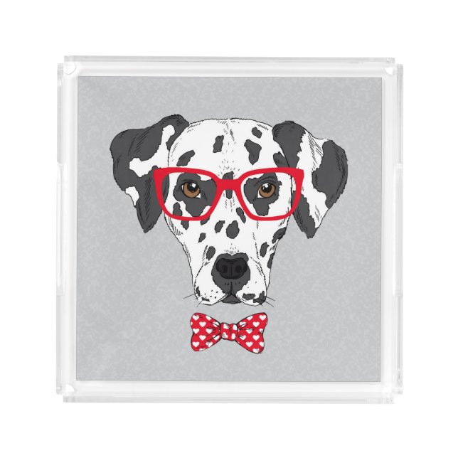 Fashionable Dalmatian Acrylic Tray (Front)