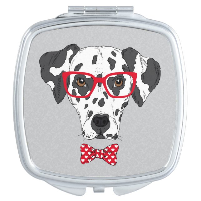 Fashionable Dalmatian Compact Mirror (Front)