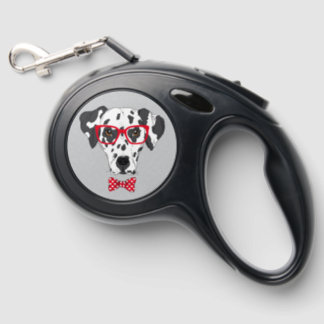 Fashionable Dalmatian Retractable Pet Leash