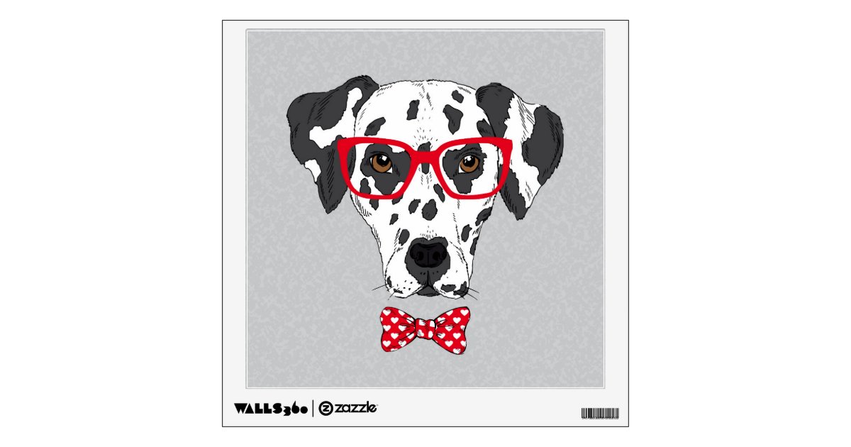 Fashionable Dalmatian Wall Decal Zazzle