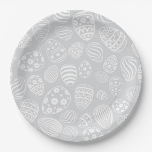 Fashionable Eggs Easter Paper Plates