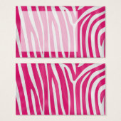 Fashionable elegant girly zebra pattern (Front & Back)