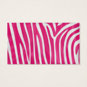 Fashionable elegant girly zebra pattern (Back)