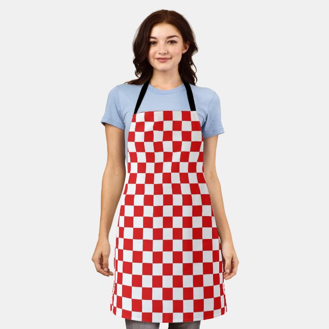 Fashionable gift for Croatia lovers Apron (Worn)