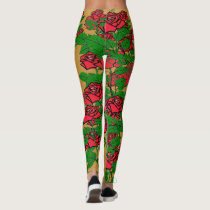 Fashionable Glamour - Rose Leggings Fashionable Glamour - Rose Leggings