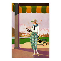 Fashionable Golf Attire Poster Fashionable Golf Attire Poster