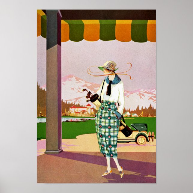 Fashionable Golf Attire Poster (Front)