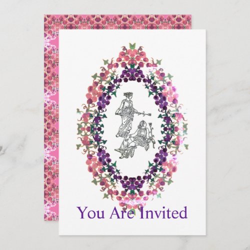 Fashionable Grecian Ladies Invitation