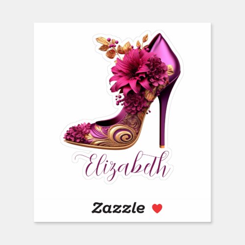 Fashionable High Heels Sticker