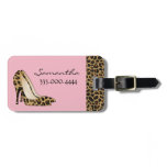 Fashionable Jaguar Silettos Custom Luggage Tag