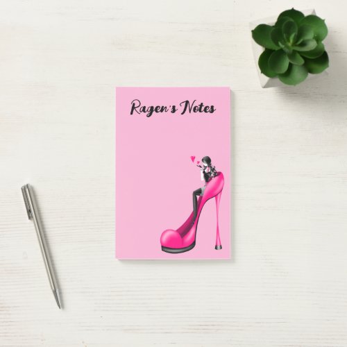Fashionable Lady in Stiletto  Notes