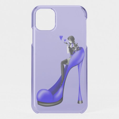 Fashionable Lady in Stiletto  iPhone 11 Case