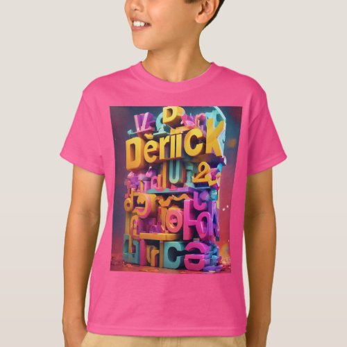 Fashionable luxury fancy kid tshirt T_Shirt