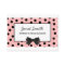 Fashionable Pink and Black Polka Dot Mommy Card