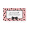 Fashionable Pink and Black Polka Dot Mommy Card