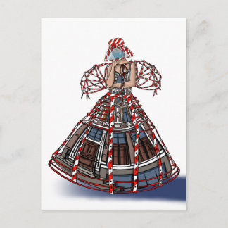 "Fashionable" Postcard