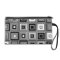 Fashionable Retro look black white Coin  clutch
