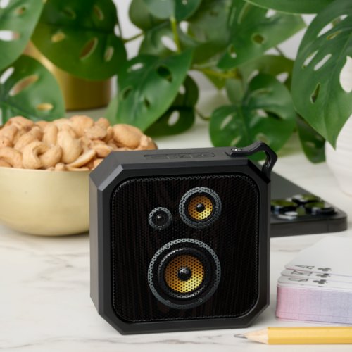 Fashionable Retro Wood Grain Speaker Trio