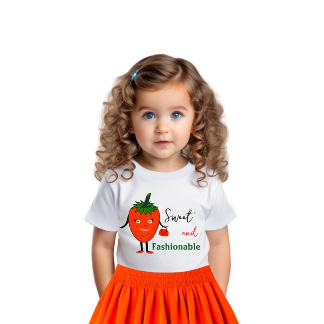 Fashionable strawberry  baby T-Shirt (Creator Uploaded)