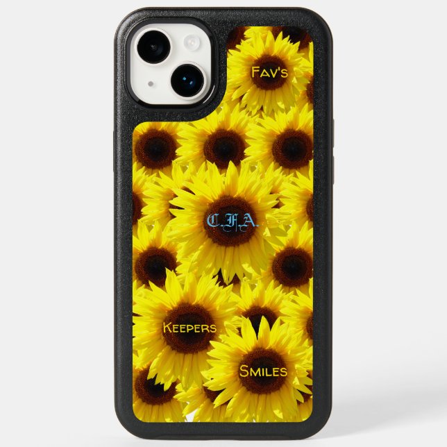 Fashionable Sunflower Patch  Otterbox iPhone Case (Back)