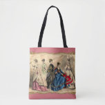Fashionable Victorian Ladies Tote Bag at Zazzle