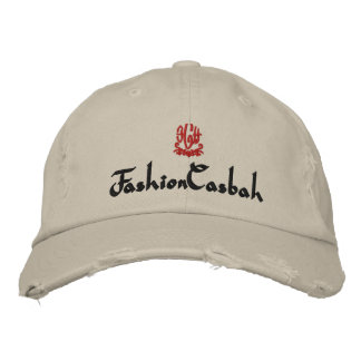 FashionCasbah Stone Embroidered Baseball Hat