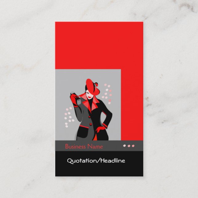 Fashionesta - Business Card (Front)