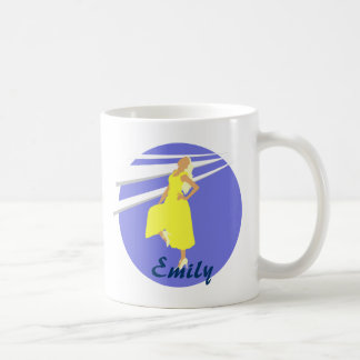 Fashiongirl in Gold Coffee Mug