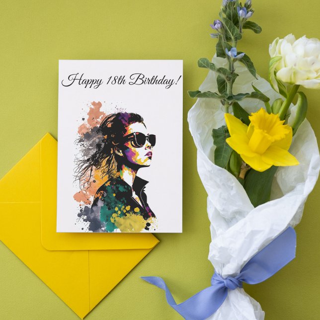 Fashionista Birthday Card - Customizable (Creator Uploaded)
