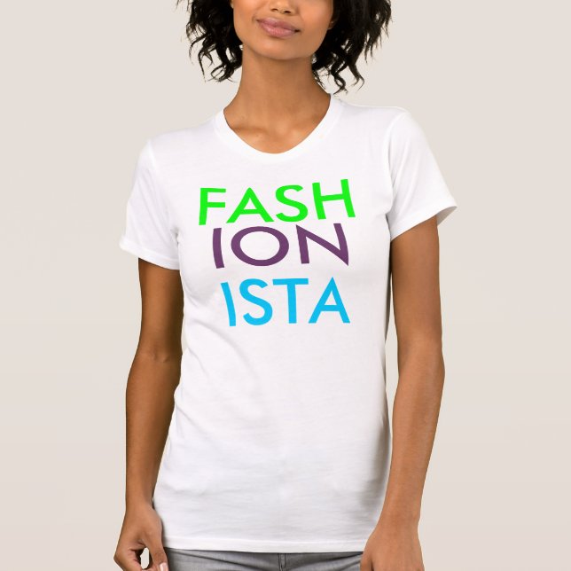 FASHIONISTA colorful v neck shirt (Front)