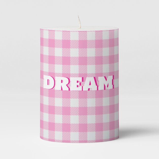Fashionista Flame Personalized Candle (Front)
