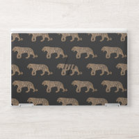 Fashionista Gold Black Glitter Tiger Pattern