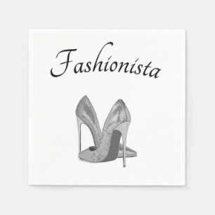 Fashionista High Heel Shoes Napkins